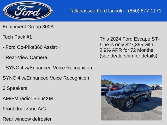 new 2024 Ford Escape car, priced at $27,395