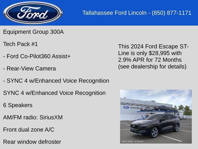 new 2024 Ford Escape car, priced at $28,995