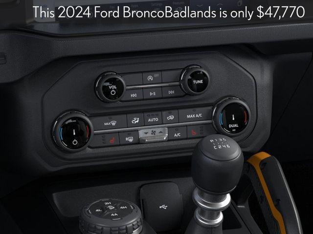 new 2024 Ford Bronco car, priced at $47,770