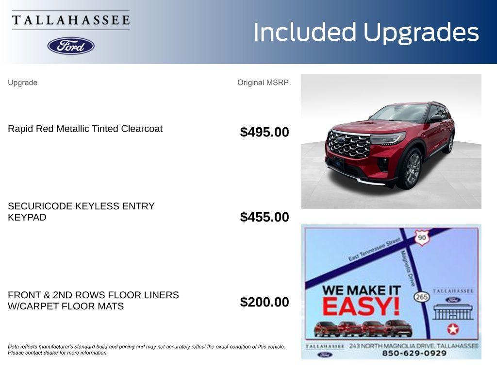 new 2025 Ford Explorer car, priced at $55,430