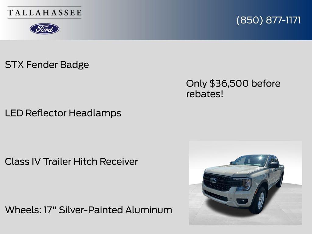 new 2025 Ford Ranger car, priced at $34,500