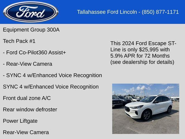 new 2024 Ford Escape car, priced at $25,995