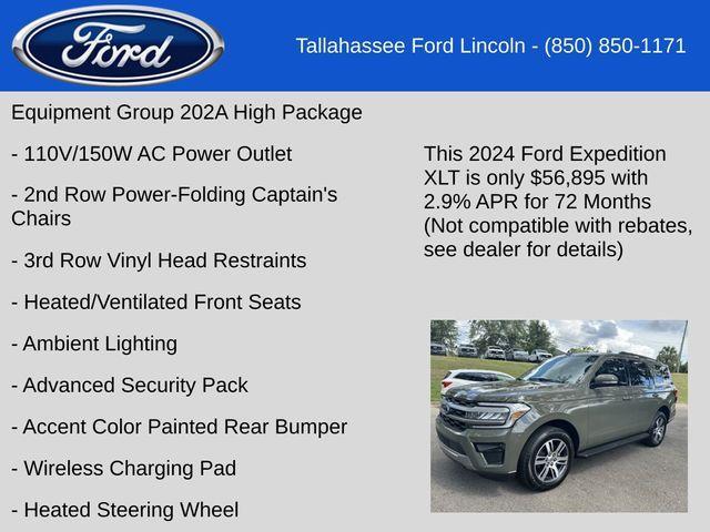 new 2024 Ford Expedition car, priced at $56,895