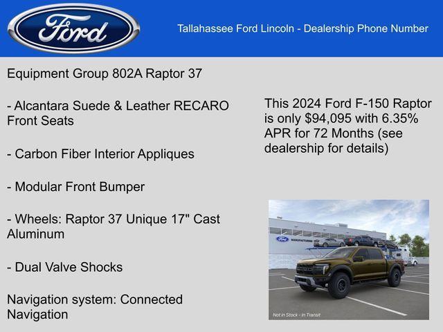 new 2024 Ford F-150 car, priced at $94,095