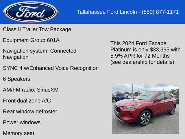 new 2024 Ford Escape car, priced at $33,395