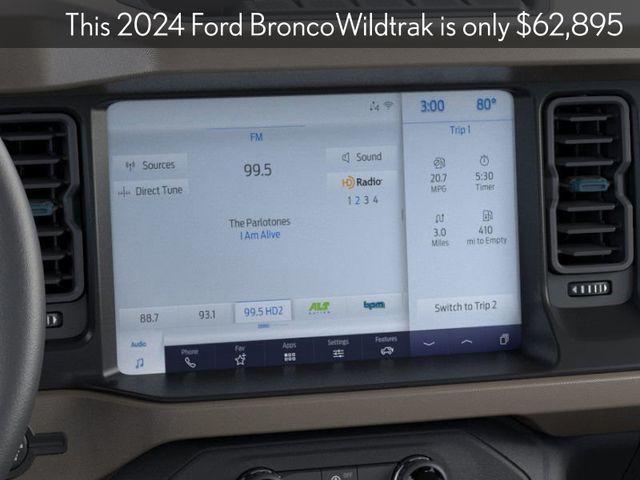 new 2024 Ford Bronco car, priced at $62,895