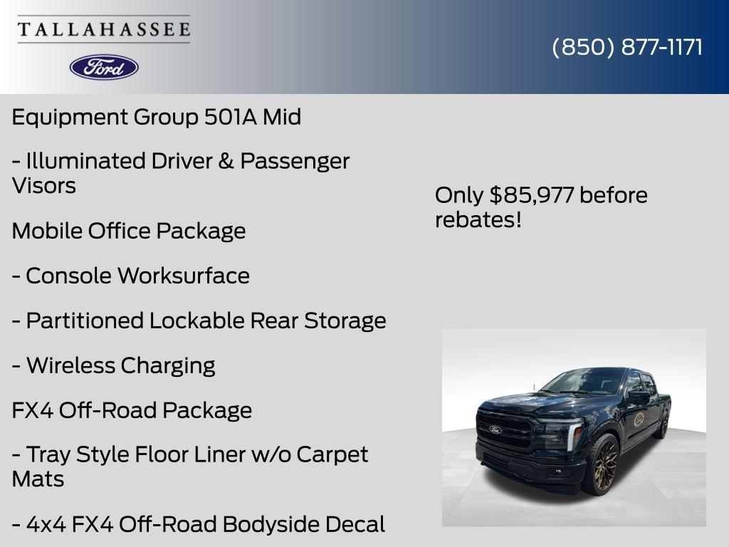 new 2025 Ford F-150 car, priced at $85,977