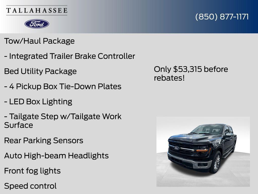 new 2025 Ford F-150 car, priced at $52,315