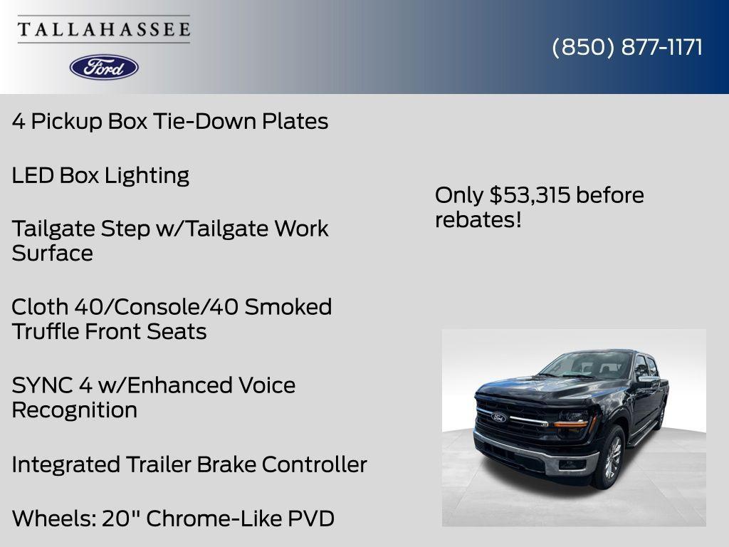 new 2025 Ford F-150 car, priced at $52,315