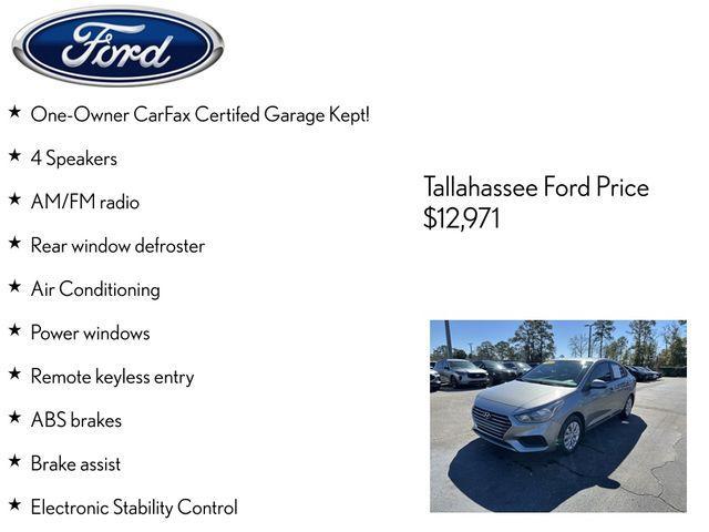 used 2021 Hyundai Accent car, priced at $12,971