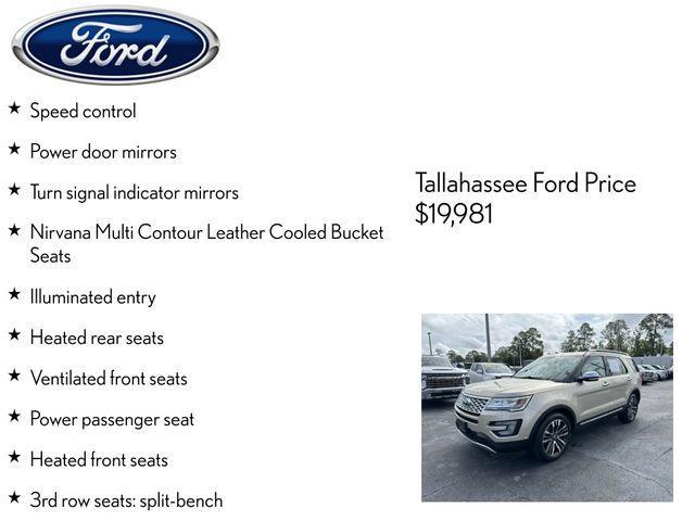 used 2017 Ford Explorer car, priced at $19,981