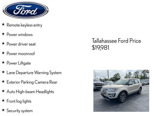 used 2017 Ford Explorer car, priced at $19,981