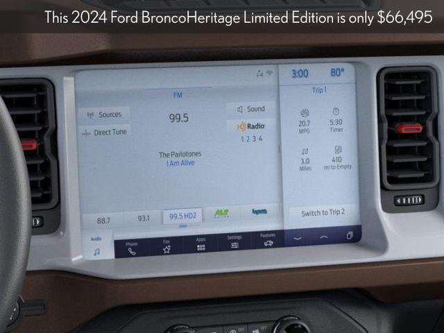 new 2024 Ford Bronco car, priced at $66,495