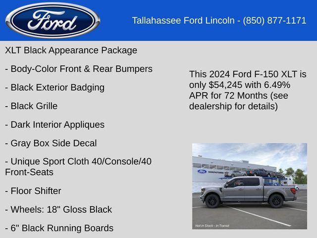 new 2024 Ford F-150 car, priced at $54,245