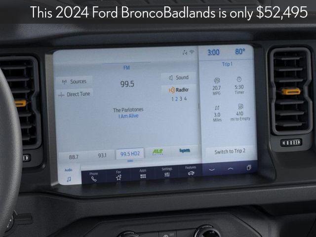 new 2024 Ford Bronco car, priced at $52,495