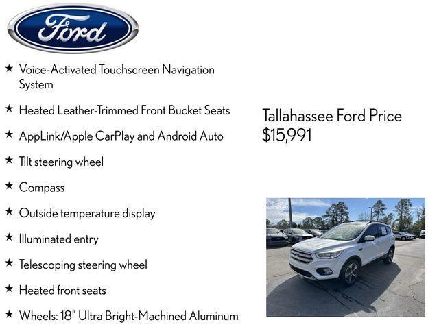 used 2018 Ford Escape car, priced at $15,991