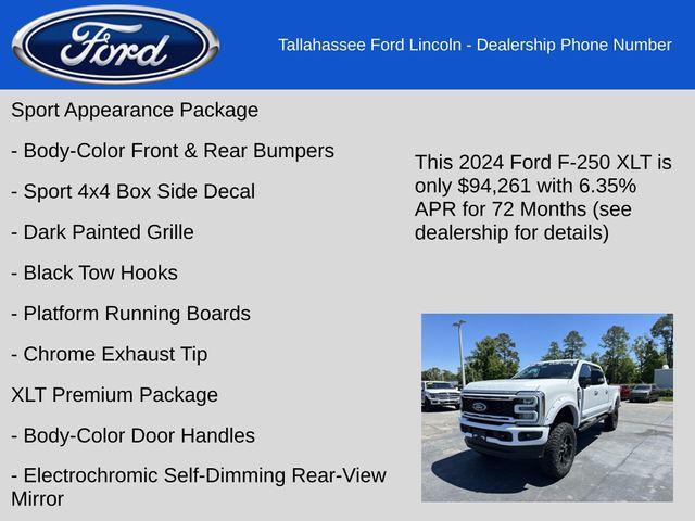 new 2024 Ford F-250 car, priced at $87,995