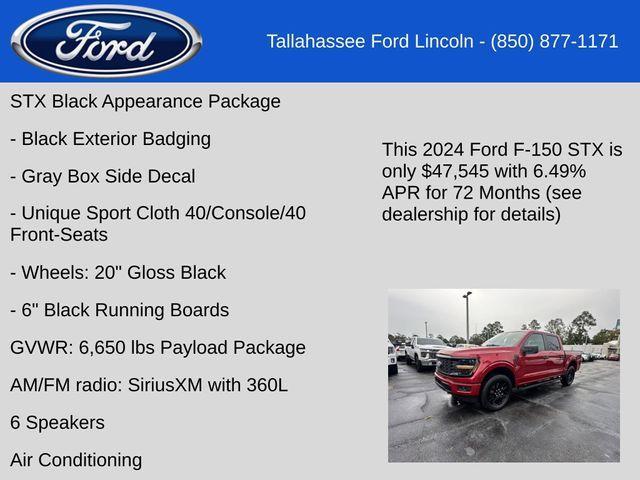 new 2024 Ford F-150 car, priced at $47,545