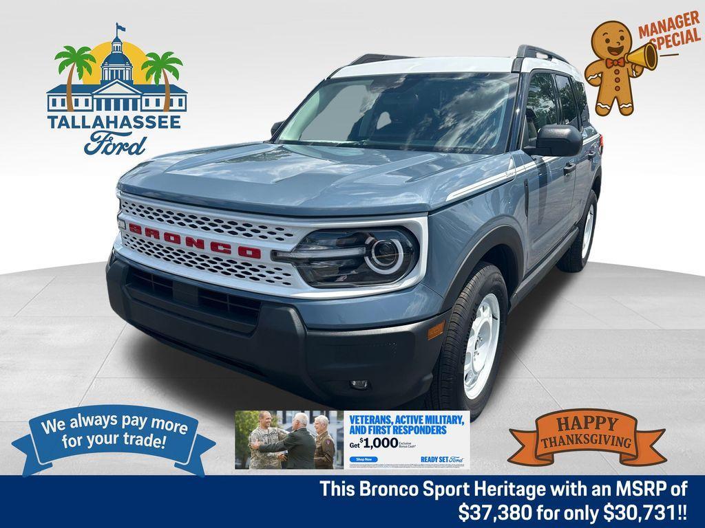 new 2025 Ford Bronco Sport car, priced at $30,731