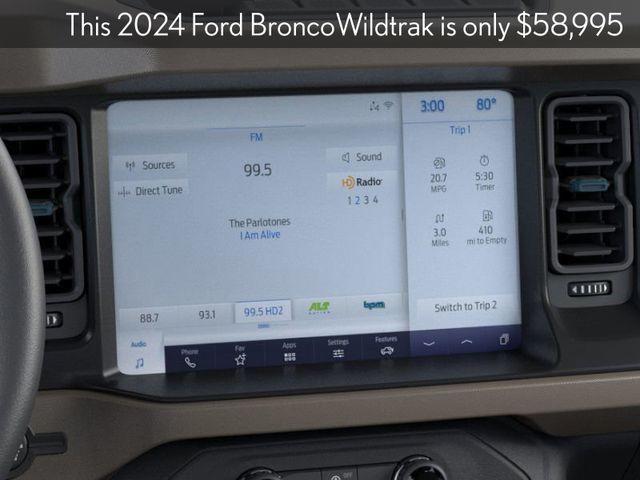 new 2024 Ford Bronco car, priced at $58,995