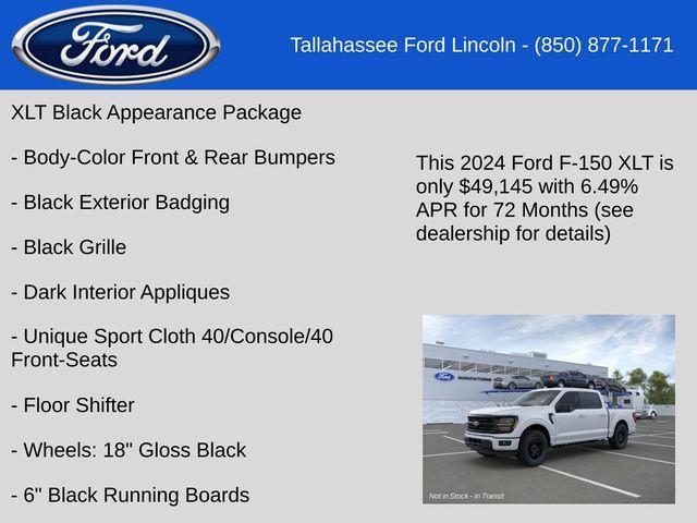 new 2024 Ford F-150 car, priced at $49,145