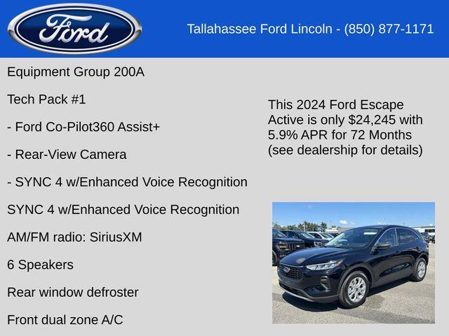 new 2024 Ford Escape car, priced at $24,245