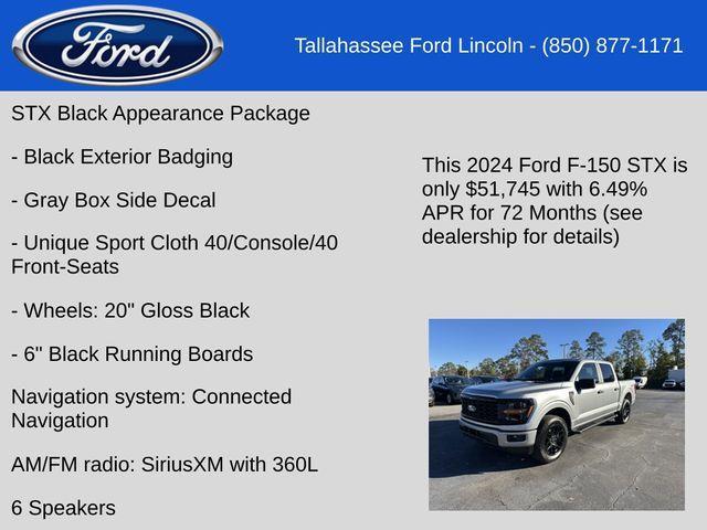 new 2024 Ford F-150 car, priced at $47,395