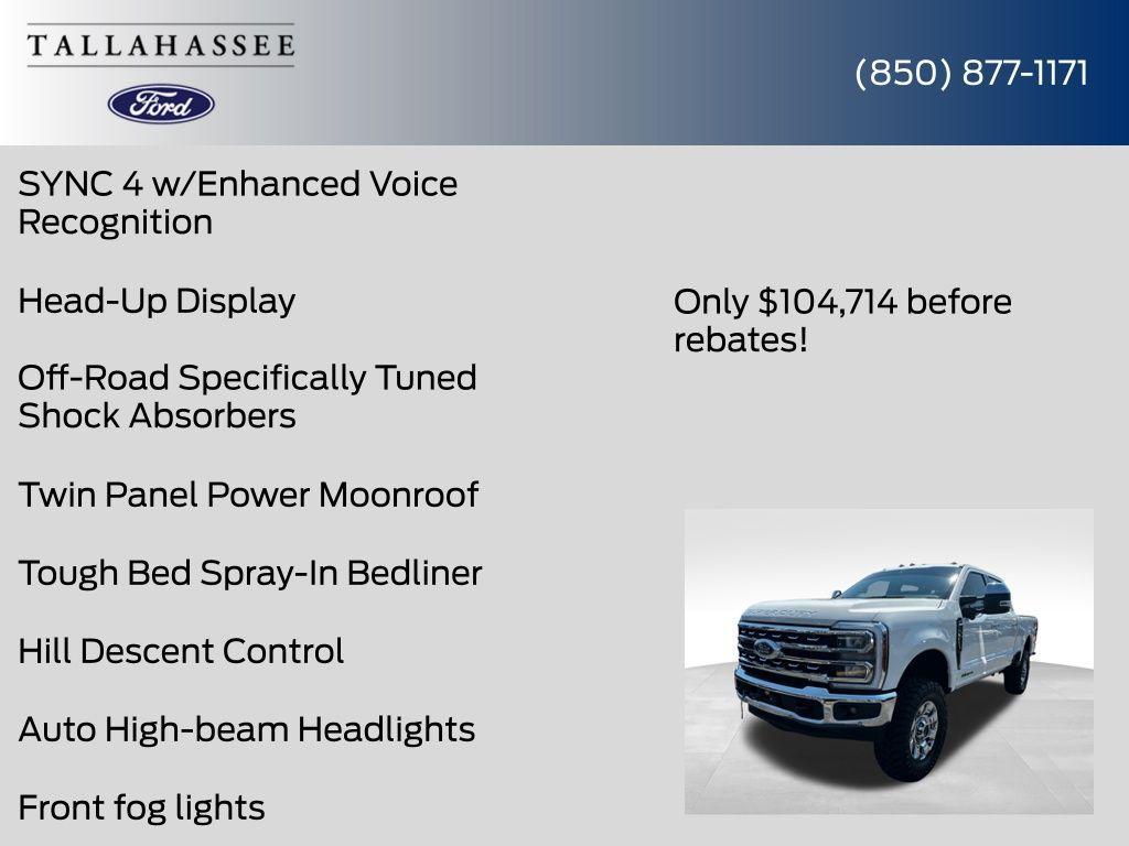 new 2025 Ford F-350 car, priced at $104,714