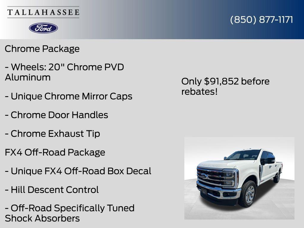 new 2025 Ford F-250 car, priced at $91,852