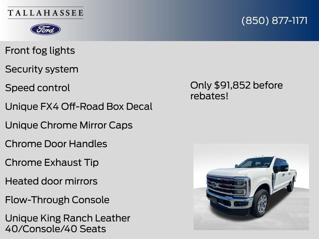 new 2025 Ford F-250 car, priced at $91,852