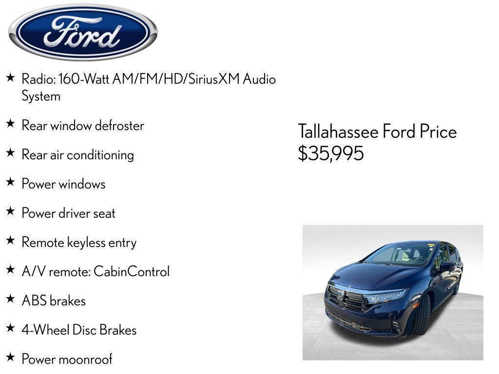 used 2022 Honda Odyssey car, priced at $32,491