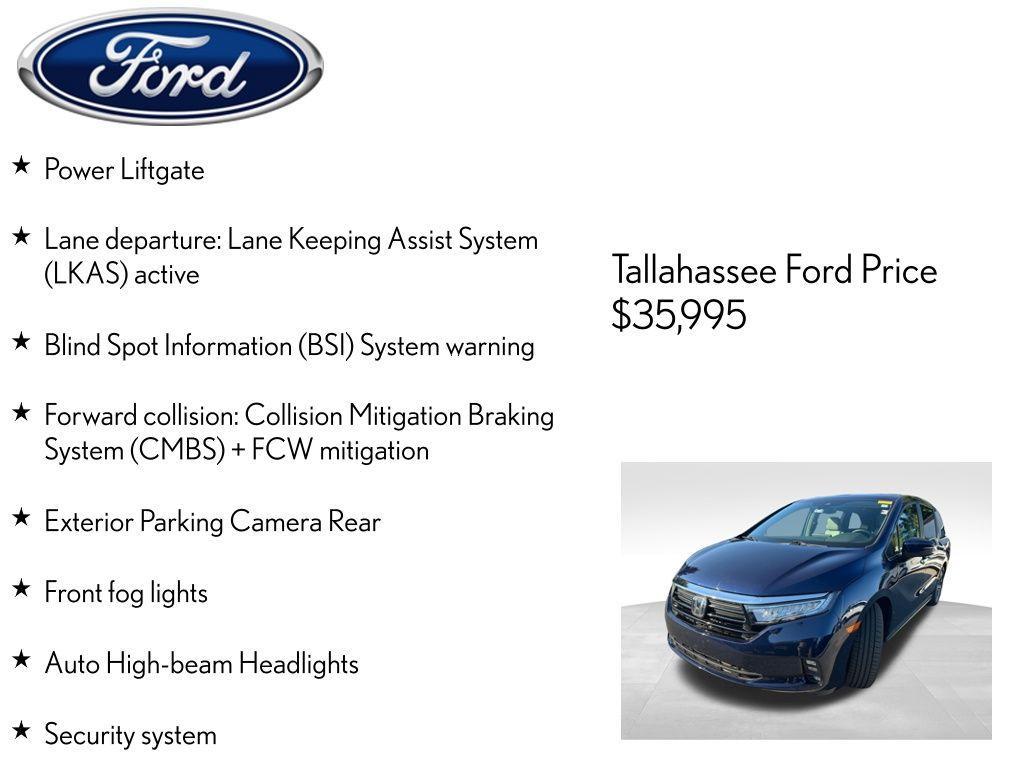 used 2022 Honda Odyssey car, priced at $32,491