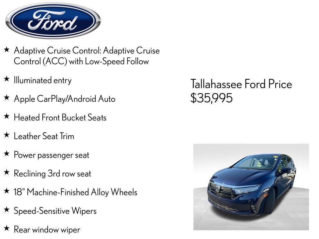 used 2022 Honda Odyssey car, priced at $32,491