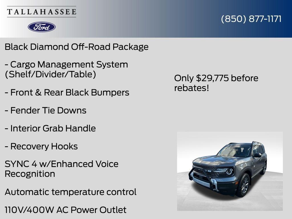 new 2025 Ford Bronco Sport car, priced at $29,775