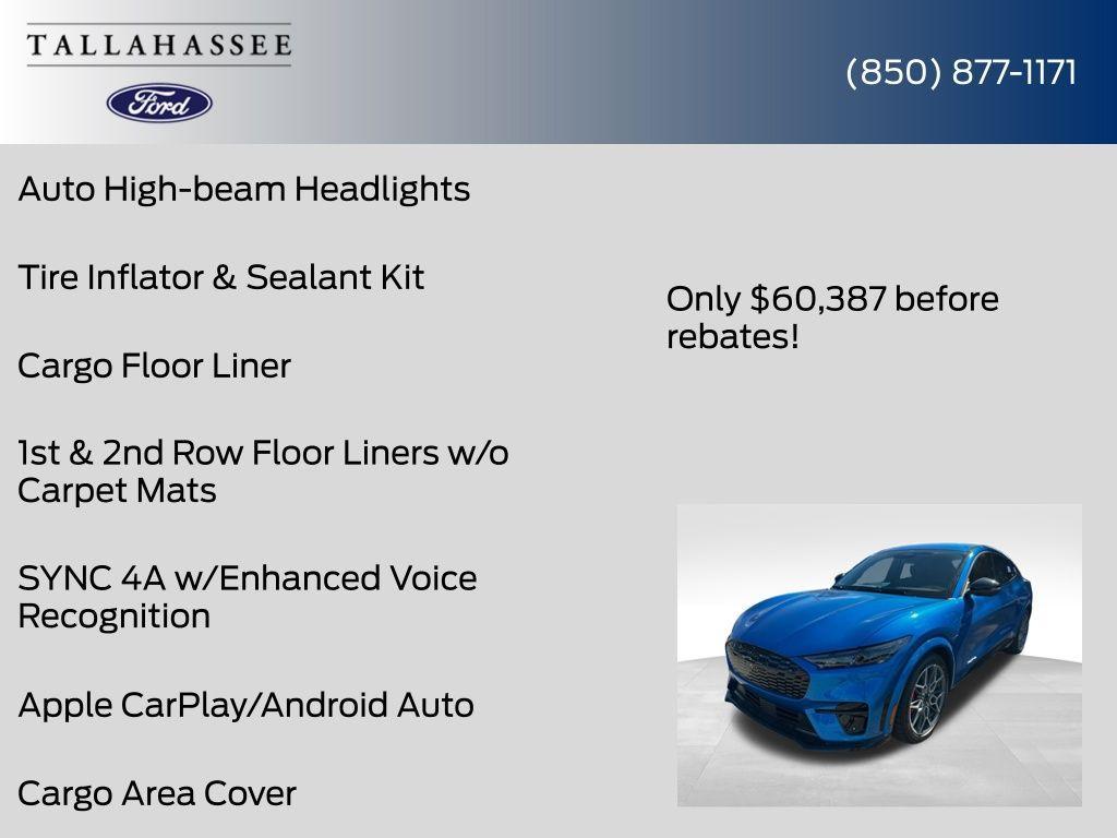new 2025 Ford Mustang Mach-E car, priced at $52,393
