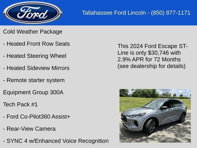 new 2024 Ford Escape car, priced at $30,746