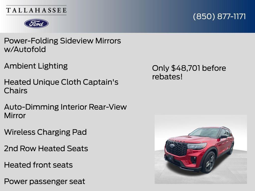 new 2025 Ford Explorer car, priced at $47,201