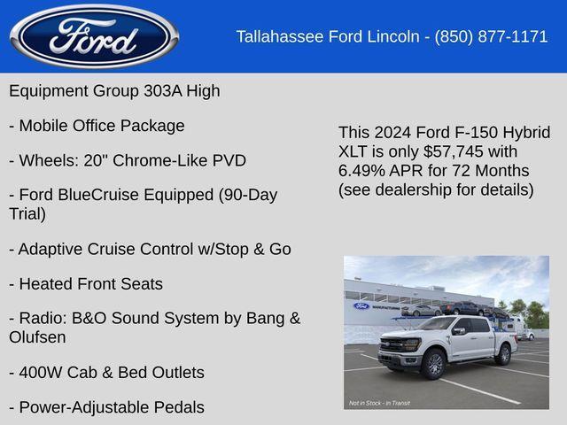 new 2024 Ford F-150 car, priced at $57,745