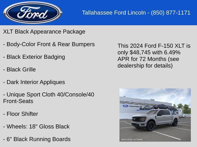 new 2024 Ford F-150 car, priced at $48,745