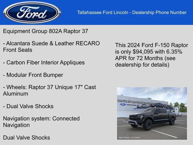 new 2024 Ford F-150 car, priced at $94,095