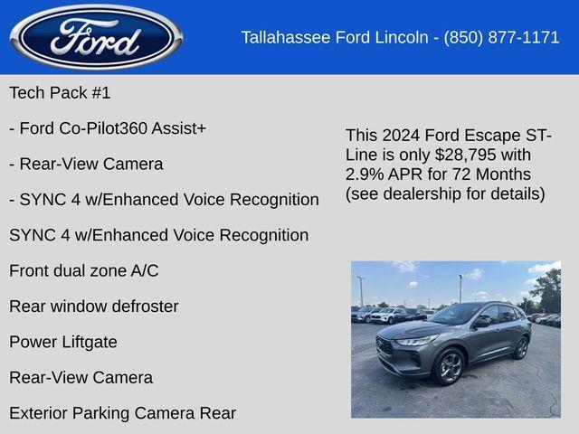 new 2024 Ford Escape car, priced at $28,795