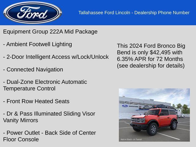 new 2024 Ford Bronco car, priced at $42,495