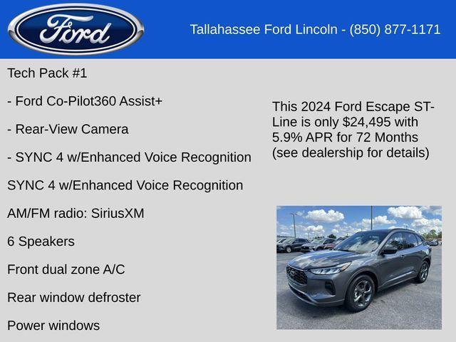 new 2024 Ford Escape car, priced at $24,495