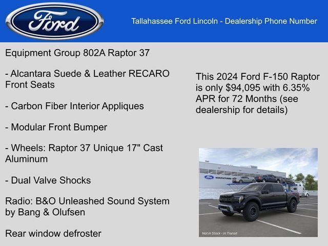 new 2024 Ford F-150 car, priced at $94,095