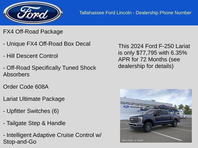 new 2024 Ford F-250 car, priced at $77,795