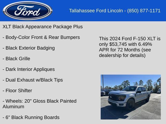 new 2024 Ford F-150 car, priced at $49,395