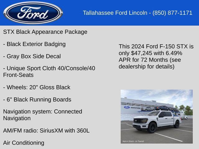 new 2024 Ford F-150 car, priced at $47,245