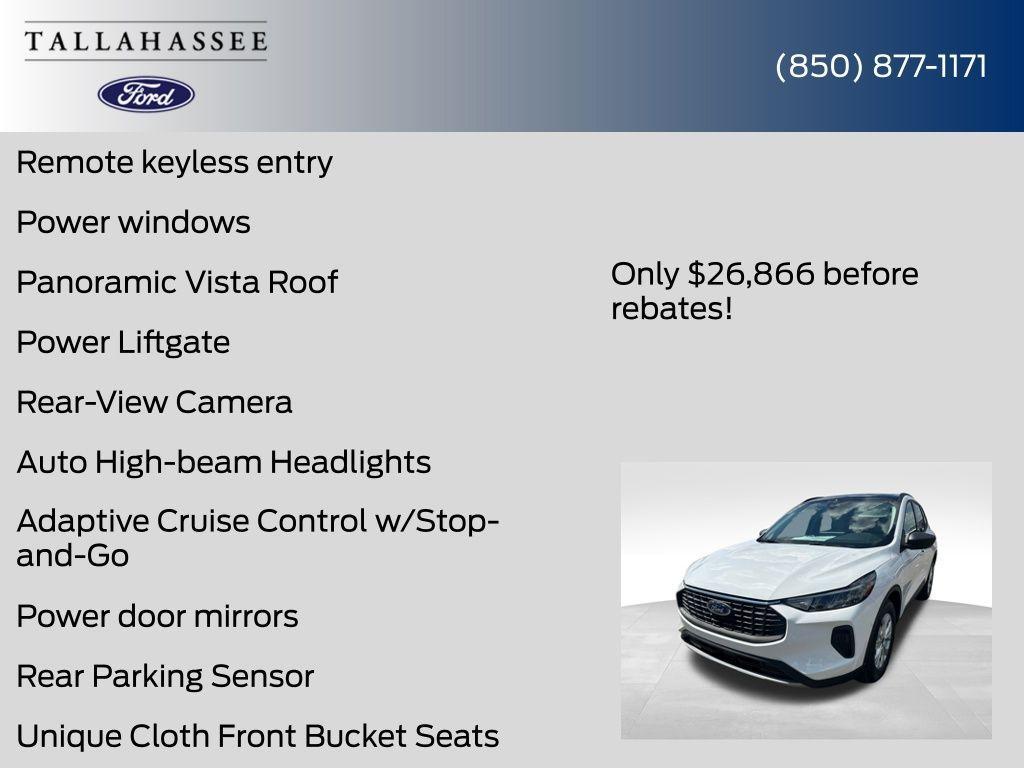 new 2025 Ford Escape car, priced at $26,866