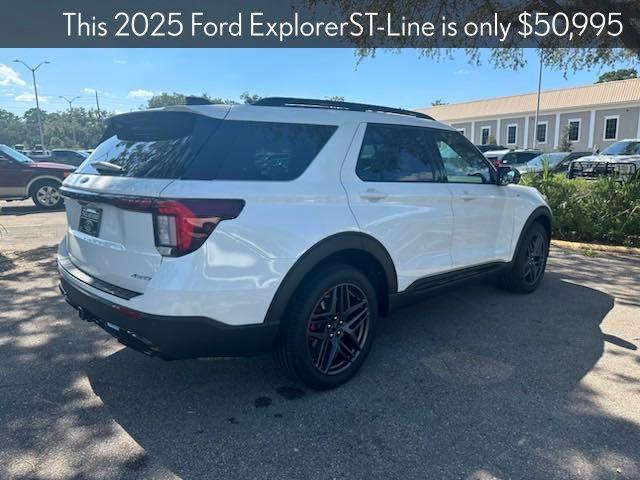 new 2025 Ford Explorer car, priced at $50,995