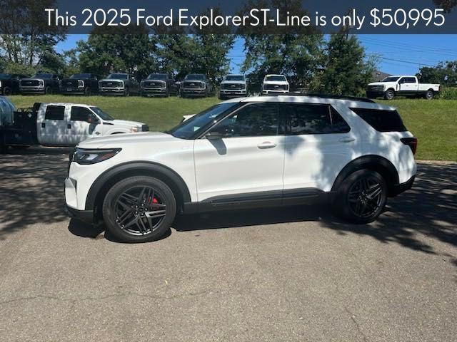 new 2025 Ford Explorer car, priced at $50,995